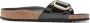 Birkenstock Low-Top Sneakers Sandale Madrid Big Buckle Natural Leather in zwart - Thumbnail 1