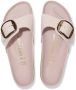 Birkenstock Madrid Big Buckle Natural Leather Patent High Shine Light Rose Narrow - Thumbnail 1