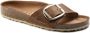 Birkenstock Madrid Big Buckle bruin vetleer regular sandalen dames (1006524) - Thumbnail 1