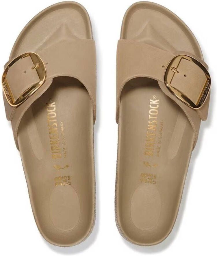 Birkenstock Madrid Big Buckle Tabacco Brown Gevet Leder