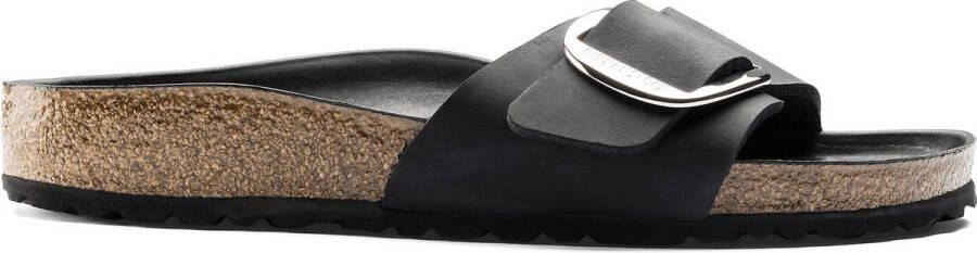 Birkenstock Madrid Big Buckle zwart sandalen dames (s) (1006523)