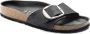 Birkenstock Madrid Big Buckle zwart vetleer regular dames (1006522) - Thumbnail 1