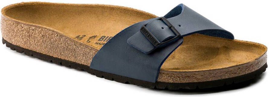Birkenstock Madrid Birko-flor Sandalen Blauw