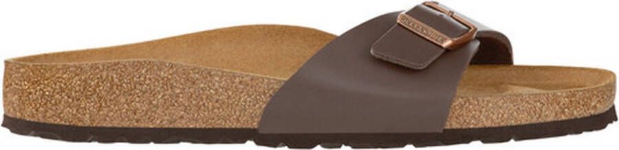 Birkenstock Madrid Slippers Dark Brown Regular fit | Bruin | Imitatieleer - Foto 6