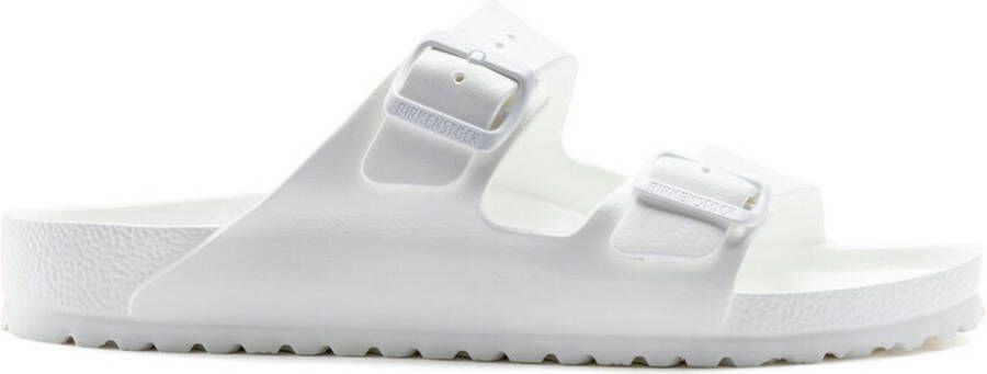 Birkenstock Witte Rubberen Slipper Dubbele Gespsluiting White - Foto 9