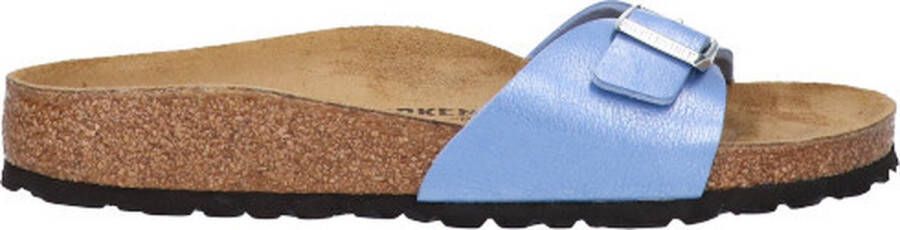 Birkenstock Madrid Dames Slippers Graceful Riviera Narrow-fit Blauw Imitatieleer