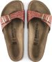 Birkenstock Madrid Dames Slippers Shiny Python Red Narrow fit | Rood | Microvezel - Thumbnail 1