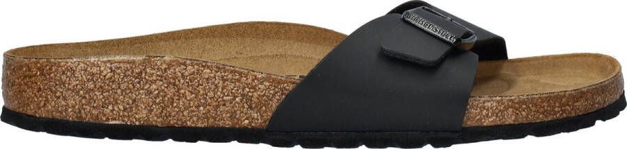Birkenstock Madrid Dames Slippers Small fit Black