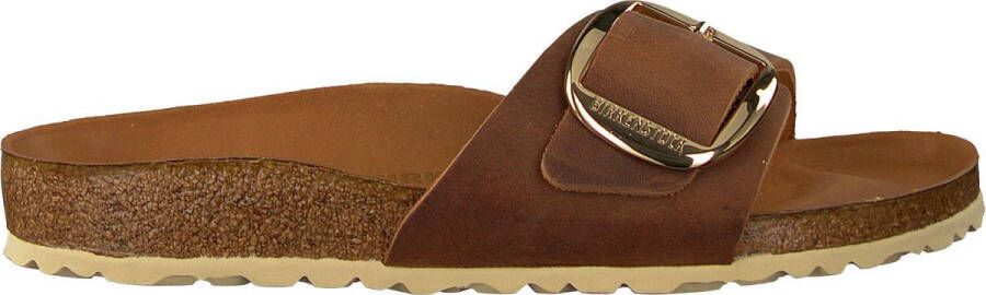 Birkenstock slippers MADRID BIG BUCKLE met ergonomisch gevormd voetbed in smalle schoenwijdte