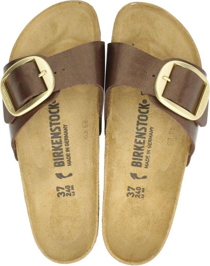 Birkenstock Madrid Graceful Dames Slippers Small fit Bruin - Foto 2