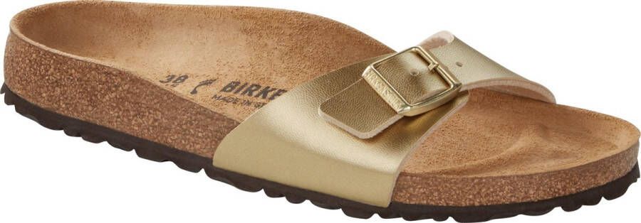 Birkenstock Madrid regular Birko Flor Dames Slippers Gold