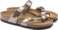 Birkenstock Groene zomersliders Stijlvol en comfortabel Green Dames - Bruin