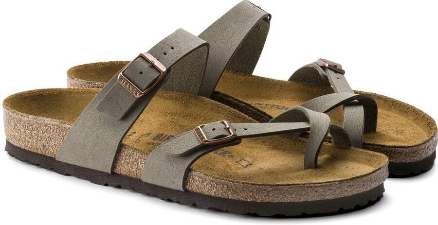 Birkenstock Groene zomersliders Stijlvol en comfortabel Green Dames - Foto 16