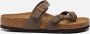 Birkenstock Mayari Slippers Mocha Regular fit | Bruin | Imitatieleer - Thumbnail 2