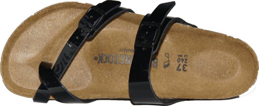 Birkenstock Mayari Dames Slippers Black Patent Narrow fit | Zwart | Imitatieleer - Foto 8