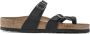 Birkenstock Damessandalen Mayari Vegan Birko-Flor Birkibuc Large Zwart Dames - Thumbnail 1