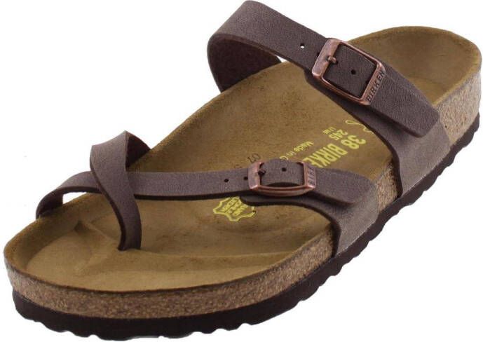 Birkenstock Mayari Slippers Mocha Regular fit | Bruin | Imitatieleer - Foto 4