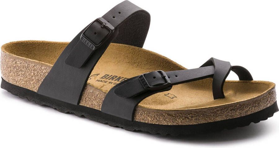 Birkenstock Platte sandalen Mayari Birko-Flor Regular Black - Foto 3