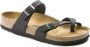 Birkenstock Mayari Dames Slippers Black Regular fit | Zwart | Nubuck - Thumbnail 1