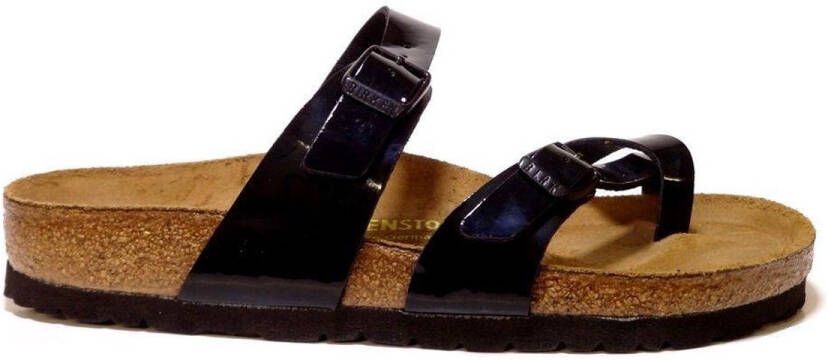 Birkenstock Mayari Dames Slippers Black Patent Narrow fit | Zwart | Imitatieleer - Foto 9
