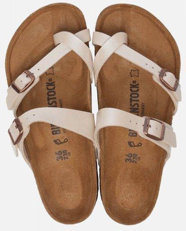 Birkenstock Mayari BF Graceful Regular Dames Slippers Pearl White - Foto 2