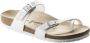 Birkenstock Mayari Dames Slippers Wit Birko-flor Lak Regular-fit – - Thumbnail 1