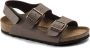 Birkenstock Milano Kids Sandalen Mocha Narrow fit | Bruin | Imitatieleer - Thumbnail 2