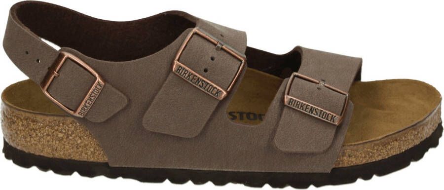 Birkenstock Milano Sandalen Mocha Regular fit | Bruin | Imitatieleer