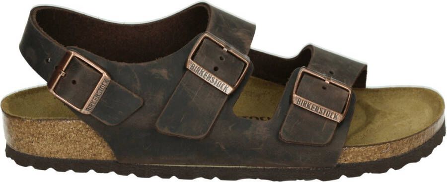 Birkenstock Milano Platte Sandalen Comfort en Stijl Brown