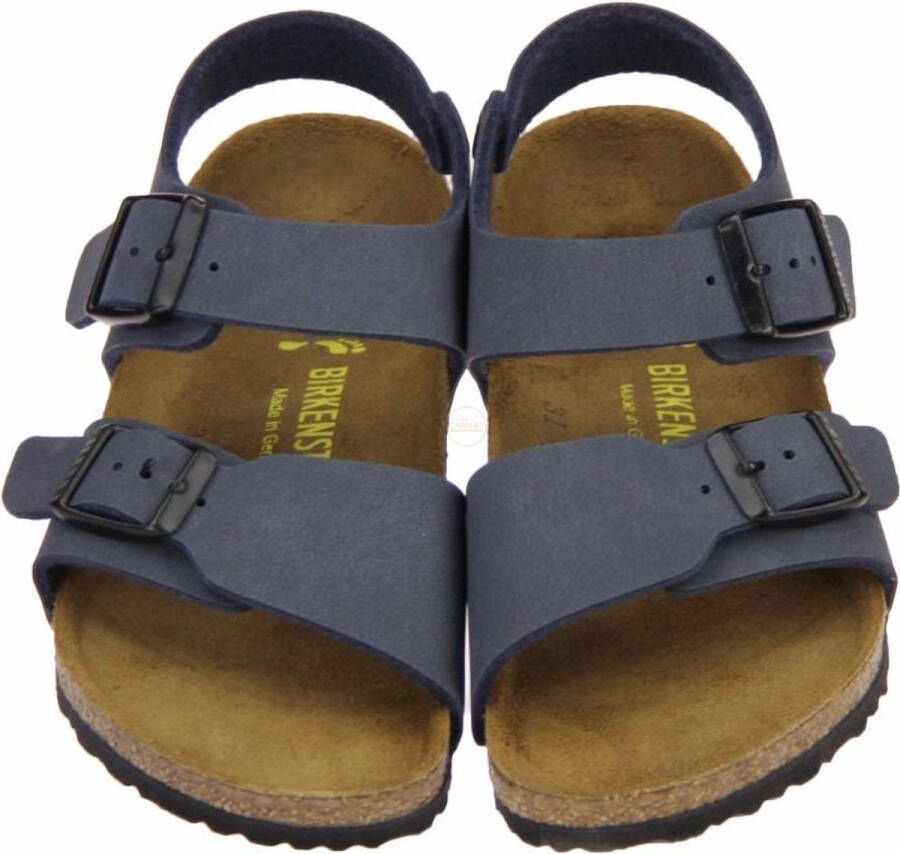 Birkenstock Kids New York Narrow Birko-Flor Navy