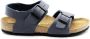 Birkenstock New York Junior Birko Flor BC Narrow Junior Sandaal Marineblauw - Thumbnail 2