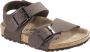 Birkenstock New York Junior Birko Flor BC Narrow Junior Sandaal Donkerbruin - Thumbnail 2