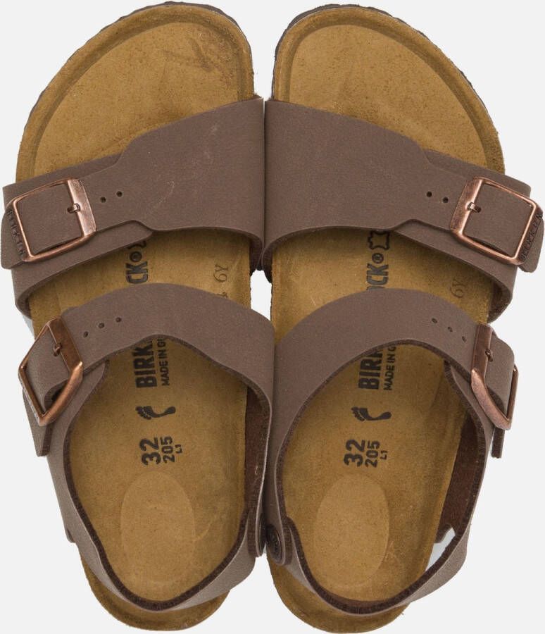 Birkenstock New York Junior Birko Flor BC Narrow Junior Sandaal Donkerbruin - Foto 6