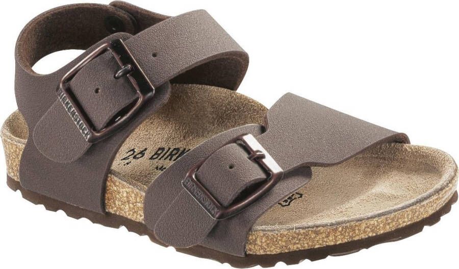 Birkenstock New York Junior Birko Flor BC Narrow Junior Sandaal Donkerbruin - Foto 2