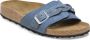 Birkenstock Oita Braided Suede Leather Elemental Blue Narrow - Thumbnail 4