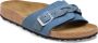 Birkenstock Oita Braided Suede Leather Elemental Blue Narrow - Thumbnail 4