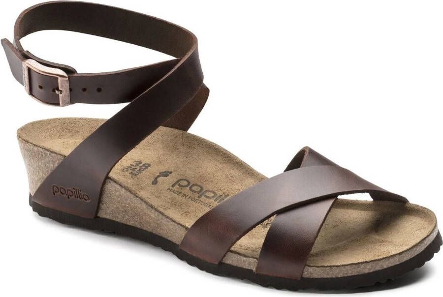 Birkenstock Papillio Lola cognac narrow sandalen dames (S) (1009237)