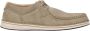 Birkenstock Suede LaceUp Moccasin Casual Shoes Beige Loafers - Thumbnail 1