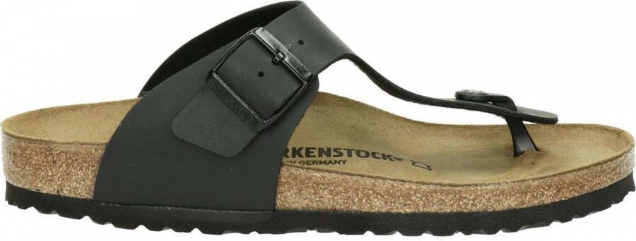Birkenstock Ramses Regular Finished Birko-Flor Nubuck Heren Teenslipper Zwart - Foto 2