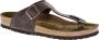 Birkenstock Ramses Habana regular Birko-Flor Nubuck Heren Teenslipper Nubuck Brown - Thumbnail 2