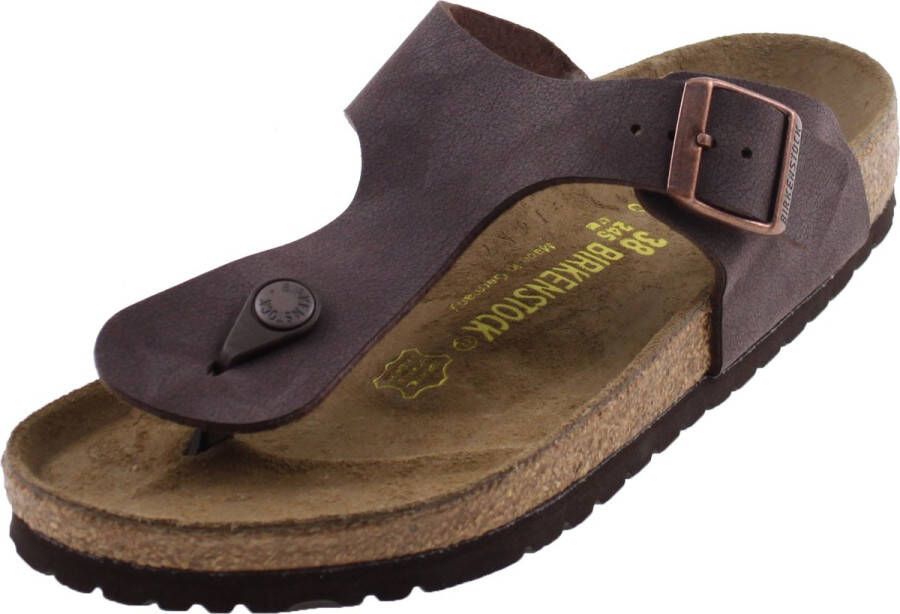 Birkenstock Ramses Habana regular Birko-Flor Nubuck Heren Teenslipper Nubuck Brown - Foto 3