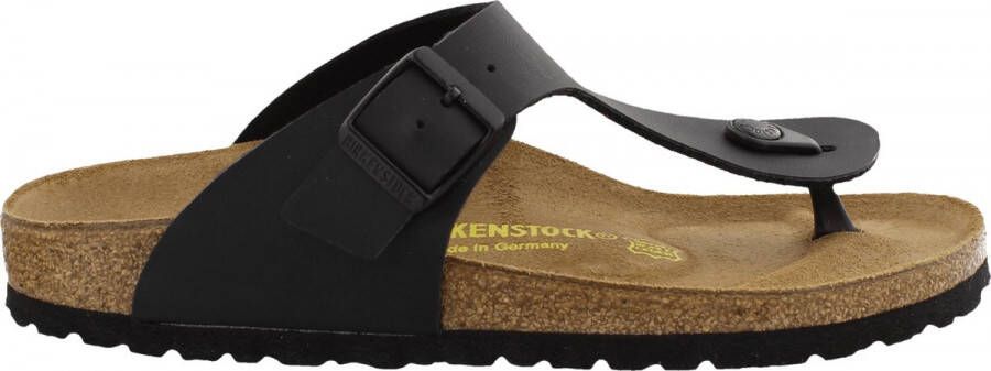 Birkenstock Ramses Slippers Black Narrow fit | Zwart | Imitatieleer