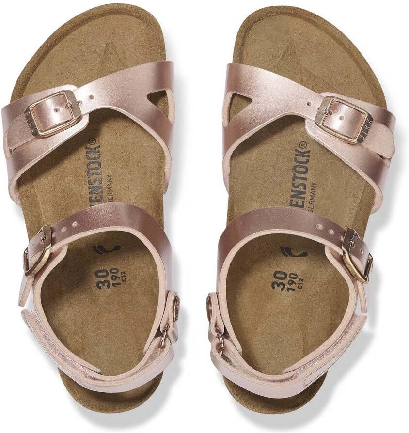 Birkenstock Rio AS Kids Birko-Flor Narrow Fit Electric Metallic Copper