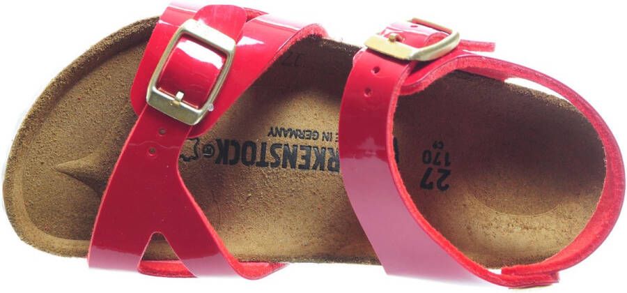 Birkenstock Rio Kids Tango Red Patent