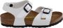 Birkenstock Rio Kinder Slippers Unisex wit bruin - Thumbnail 1