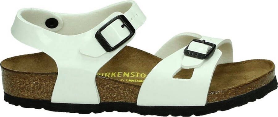 Birkenstock Rio Kinder Slippers Unisex wit bruin