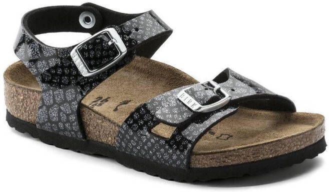 Birkenstock Rio Magic Snake Black-Silver Sandalen Kids