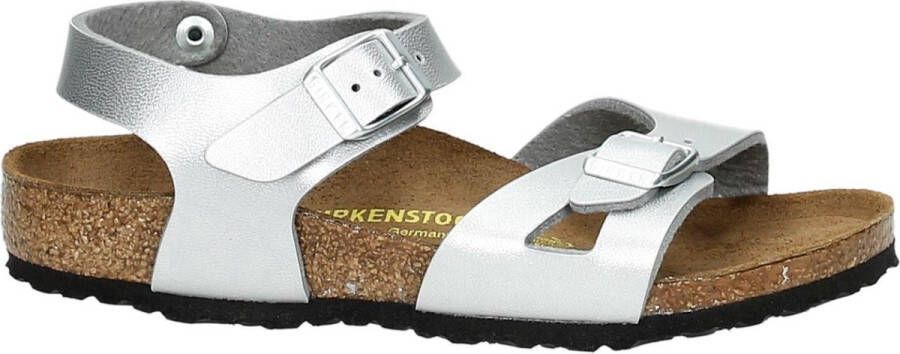 Birkenstock Rio Meisjes Zilver