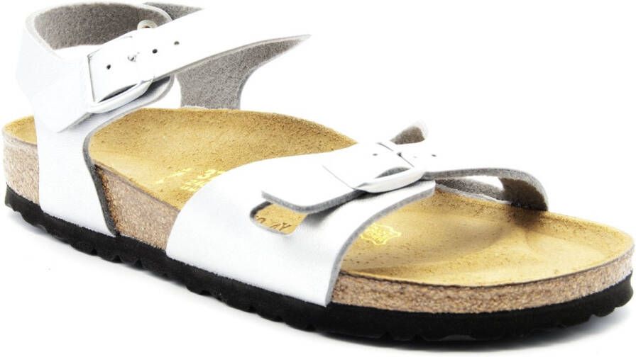 Birkenstock Rio Sandalen Silver Smal