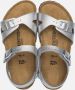 Birkenstock Rio Sandalen Silver Smal - Thumbnail 11